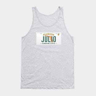 Julio License Plate - FL Tank Top